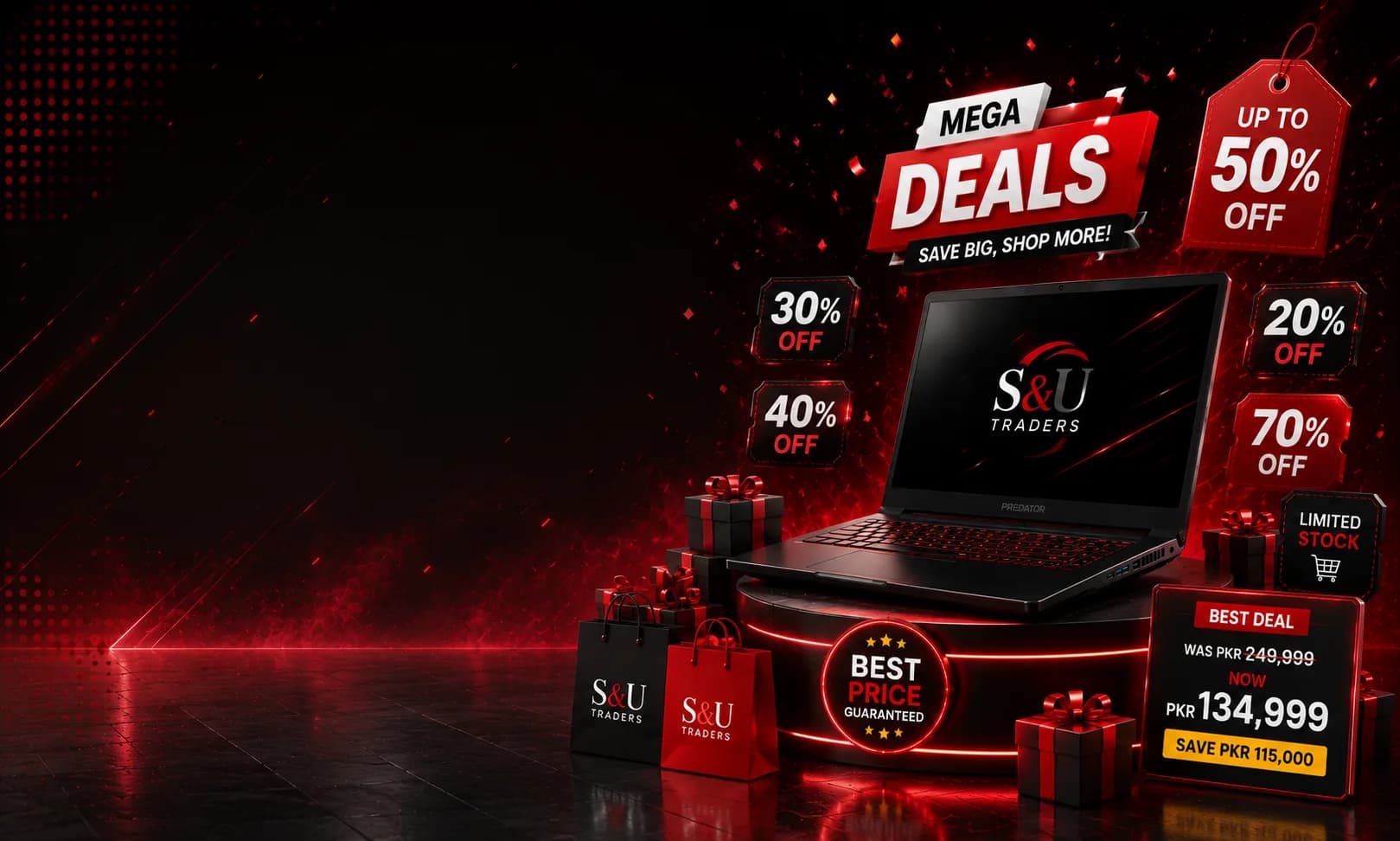 S&U Traders Powerful Laptops, Unbeatable Deals